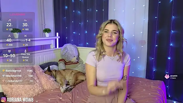 Snapshot of adrianawow1 chatting on 01/18/25, 03:31 adrianawow1 online show from 01/18/25, 03:31