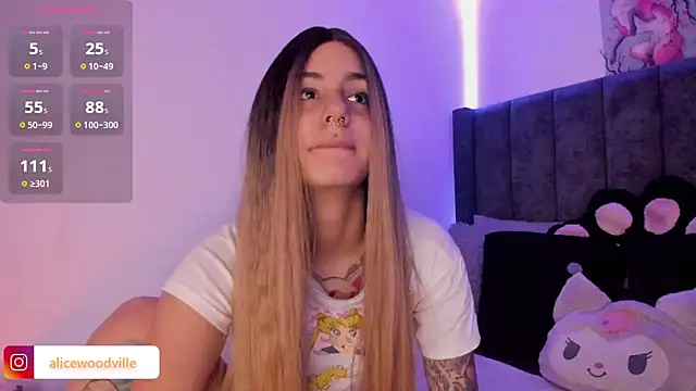 Alice woodville online show from 02/13/25, 03:46