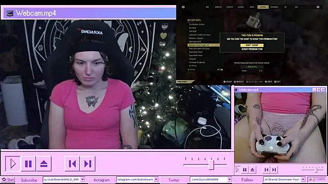 BrandiWRLD 999 online show from 01/13/25, 01:45