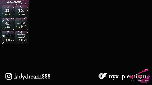 Snapshot of Ladydream1 chatting on 07/31/26, 01:16 Ladydream1 online show from 07/31/26, 01:16
