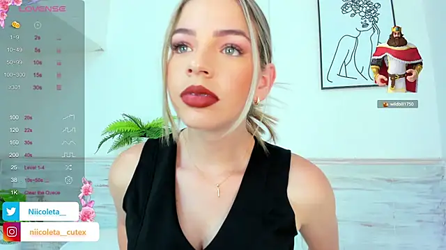 Snapshot of Niicoleta chatting on 03/02/25, 08:07 Niicoleta online show from 03/02/25, 08:07