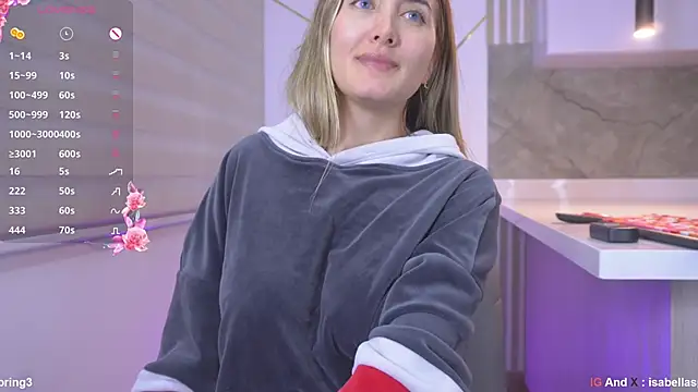 Snapshot of b3llaspringg chatting on 01/20/25, 05:04 b3llaspringg online show from 01/20/25, 05:04