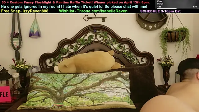 IsabelleRaven online show from 04/07/26, 09:15