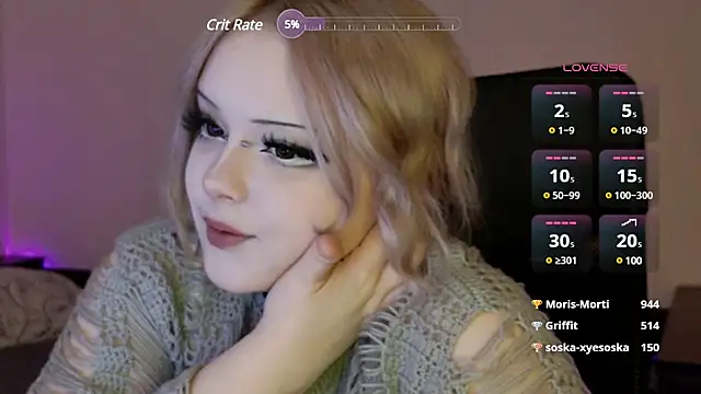 Electro doll online show from 03/19/25, 10:09