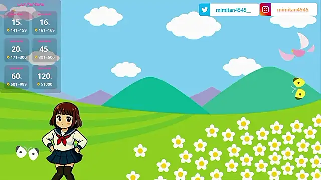 Snapshot of mimitan4545 chatting on 06/14/26, 10:28 mimitan4545 online show from 06/14/26, 10:28