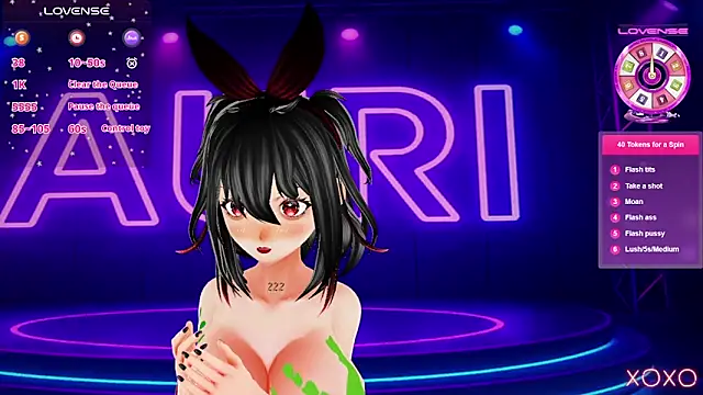 Auri Hikaru online show from 10/11/25, 08:18