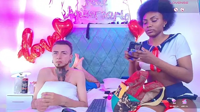 Snapshot of Asha_zuri_and_adam chatting on 09/17/25, 12:40 Asha zuri and adam online show from 09/17/25, 12:40