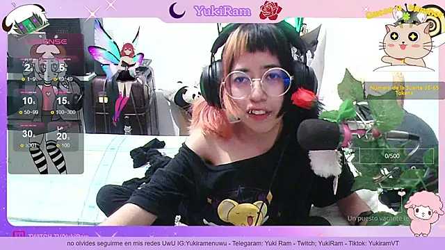 YukiRam online show from 09/10/25, 02:22