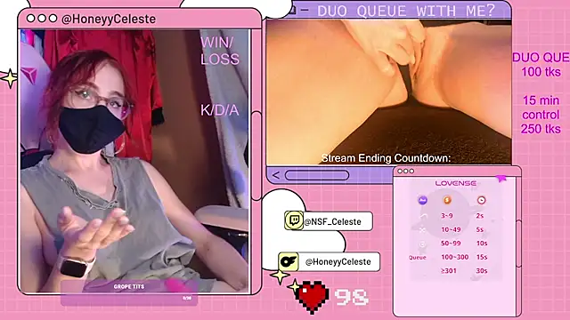 Snapshot of HoneyyCeleste chatting on 09/23/25, 09:40 HoneyyCeleste online show from 09/23/25, 09:40