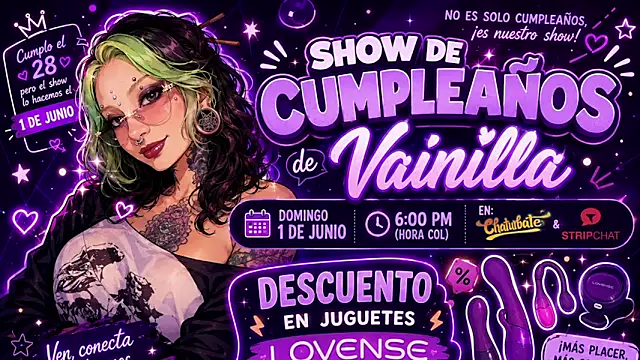 vainilla doll online show from 06/02/26, 12:56