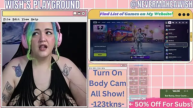 nevermakeawish online show from 02/20/26, 05:02