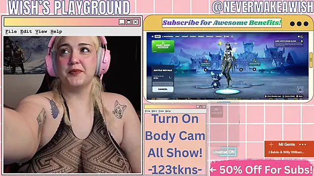 nevermakeawish online show from 04/04/26, 02:25