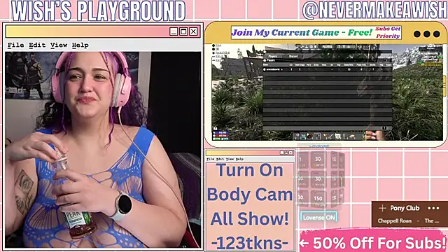 nevermakeawish online show from 04/16/26, 09:43