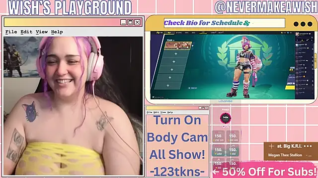 nevermakeawish online show from 04/19/26, 10:36