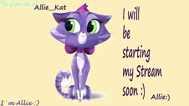 Snapshot of Allie_Kat chatting on 05/23/26, 02:21 Allie Kat online show from 05/23/26, 02:21