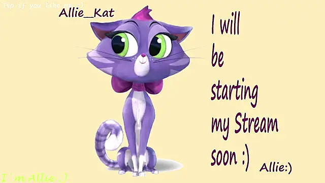 Snapshot of Allie_Kat chatting on 07/18/26, 02:54 Allie Kat online show from 07/18/26, 02:54