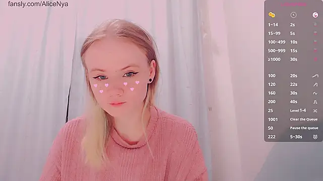 AliceNya cute online show from 01/13/26, 06:18