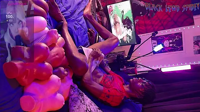 BlackLewdSpidey online show from 05/09/26, 11:54