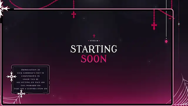 XXGoddessLXX online show from 01/12/26, 06:46