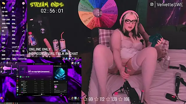 Snapshot of VelvetteSWE chatting on 06/26/26, 06:01 VelvetteSWE online show from 06/26/26, 06:01