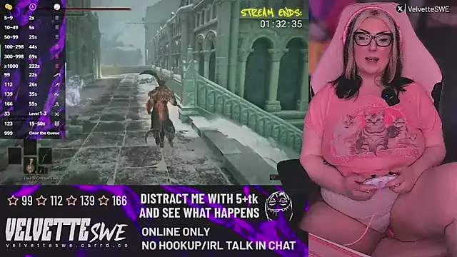 Snapshot of VelvetteSWE chatting on 06/27/26, 05:51 VelvetteSWE online show from 06/27/26, 05:51