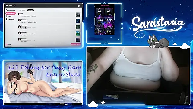 Snapshot of Sarastasia417 chatting on 06/30/26, 12:22 Sarastasia417 online show from 06/30/26, 12:22