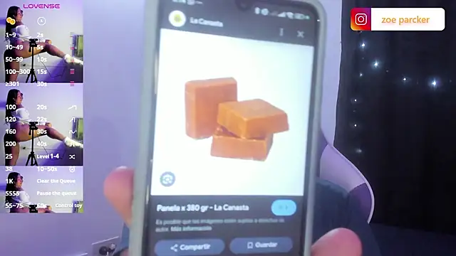 ZoeParcker online show from 03/16/26, 08:13