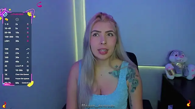 Megan sexrosse online show from 03/18/26, 08:45
