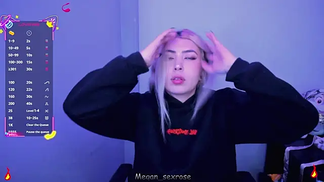 Megan sexrosse online show from 04/08/26, 03:50