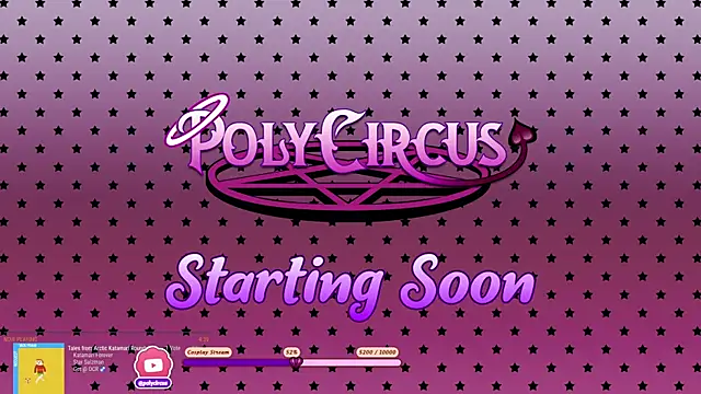 Snapshot of PolyCircus chatting on 04/21/26, 03:13 PolyCircus online show from 04/21/26, 03:13