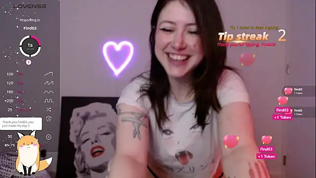 Snapshot of PlayfulApril chatting on 02/21/25, 02:06 PlayfulApril online show from 02/21/25, 02:06