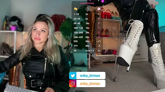 Erika Kirman online show from 01/18/26, 10:08