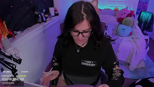 Snapshot of JennKenobi chatting on 10/21/25, 02:51 JennKenobi online show from 10/21/25, 02:51