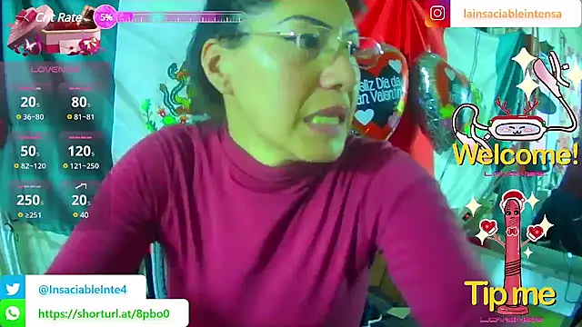 LaInsaciableIntensa online show from 02/21/25, 10:59