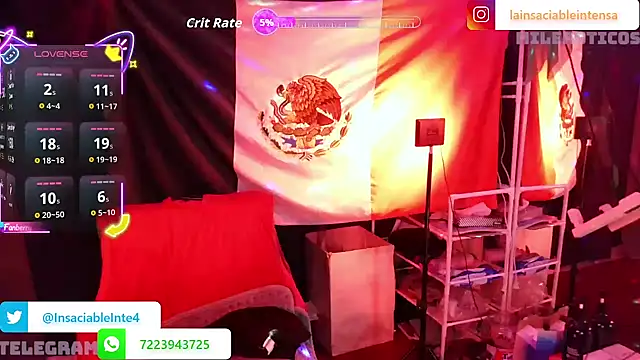 LaInsaciableIntensa online show from 10/24/25, 02:08