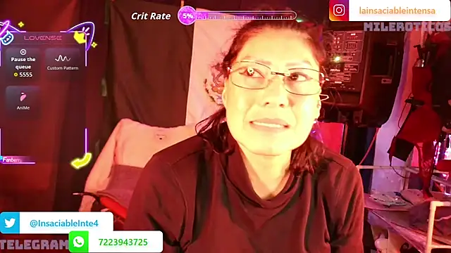 Snapshot of LaInsaciableIntensa chatting on 06/08/26, 01:39 LaInsaciableIntensa online show from 06/08/26, 01:39