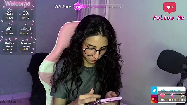 Snapshot of Abysparadise chatting on 09/10/25, 04:01 Abysparadise online show from 09/10/25, 04:01