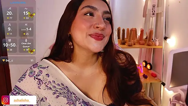 Snapshot of ashalisha chatting on 11/24/25, 01:00 ashalisha online show from 11/24/25, 01:00