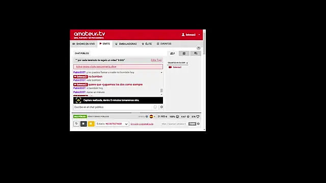 selenax2023 online show from 03/12/25, 01:25