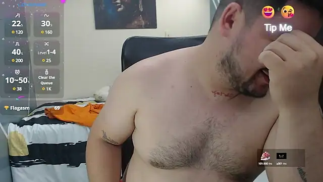 Snapshot of oso_dirty_ chatting on 02/16/25, 08:33 oso dirty online show from 02/16/25, 08:33