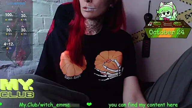 Witch Emma online show from 10/24/25, 08:27