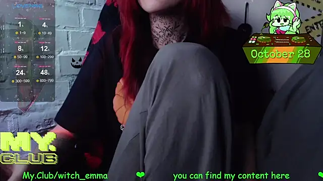 Witch Emma online show from 10/28/25, 08:44