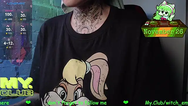 Witch Emma online show from 11/26/25, 08:48