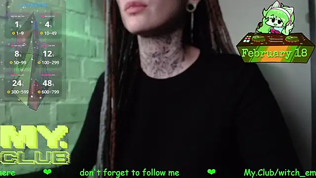 Witch Emma online show from 02/18/26, 09:27