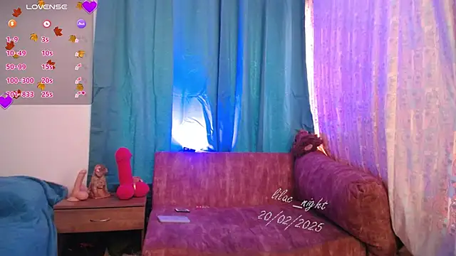 Snapshot of lilac_night33 chatting on 02/20/25, 02:46 lilac night33 online show from 02/20/25, 02:46