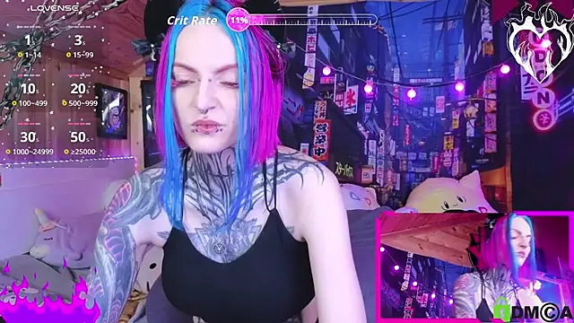 Snapshot of NekoCyber chatting on 11/08/25, 04:56 NekoCyber online show from 11/08/25, 04:56