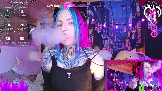 Snapshot of NekoCyber chatting on 11/09/25, 05:17 NekoCyber online show from 11/09/25, 05:17