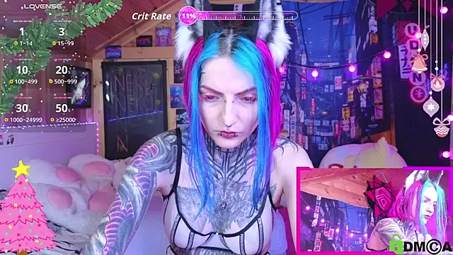 Snapshot of NekoCyber chatting on 12/20/25, 05:14 NekoCyber online show from 12/20/25, 05:14