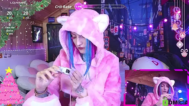 Snapshot of NekoCyber chatting on 01/07/26, 04:59 NekoCyber online show from 01/07/26, 04:59