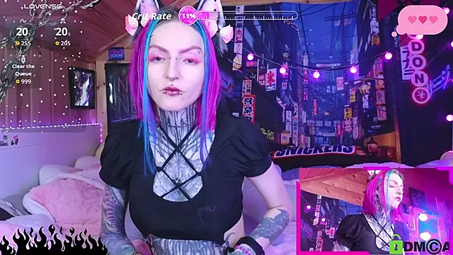 Snapshot of NekoCyber chatting on 02/18/26, 05:03 NekoCyber online show from 02/18/26, 05:03